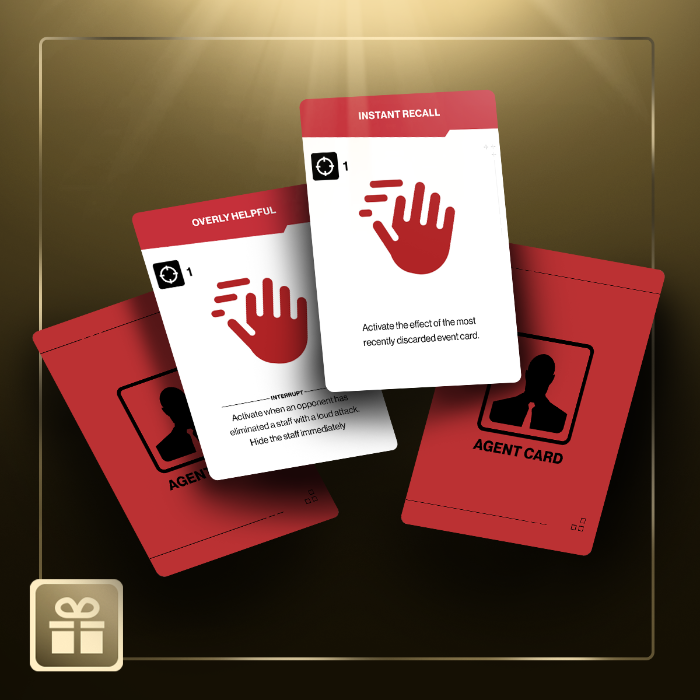 Special Agent Card Pack – Stretch Goal von Hitman: The Board Game