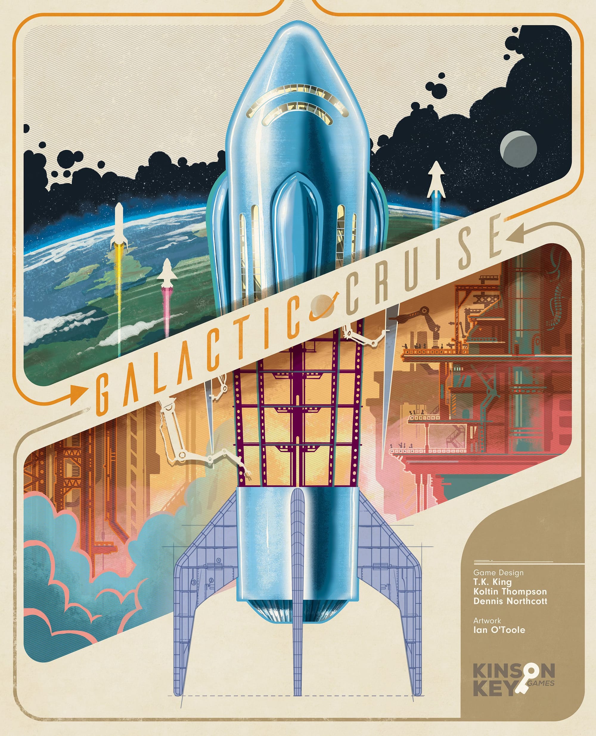 Cover des Brettspiels Galactic Cruise