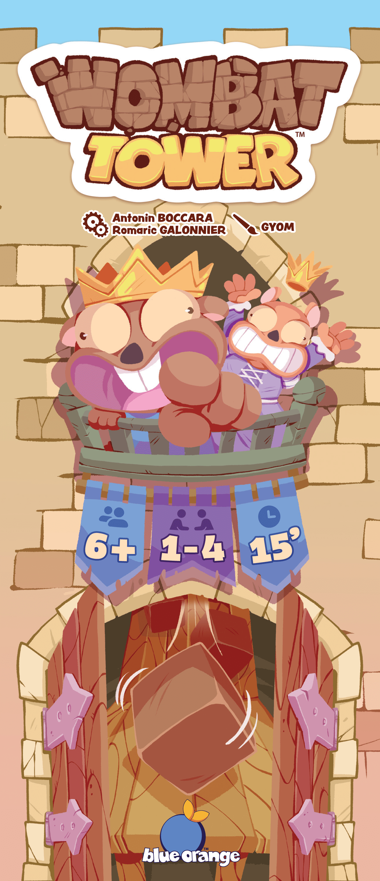 Cover von Wombat Tower, der internationalen Ausgabe von Biberburg