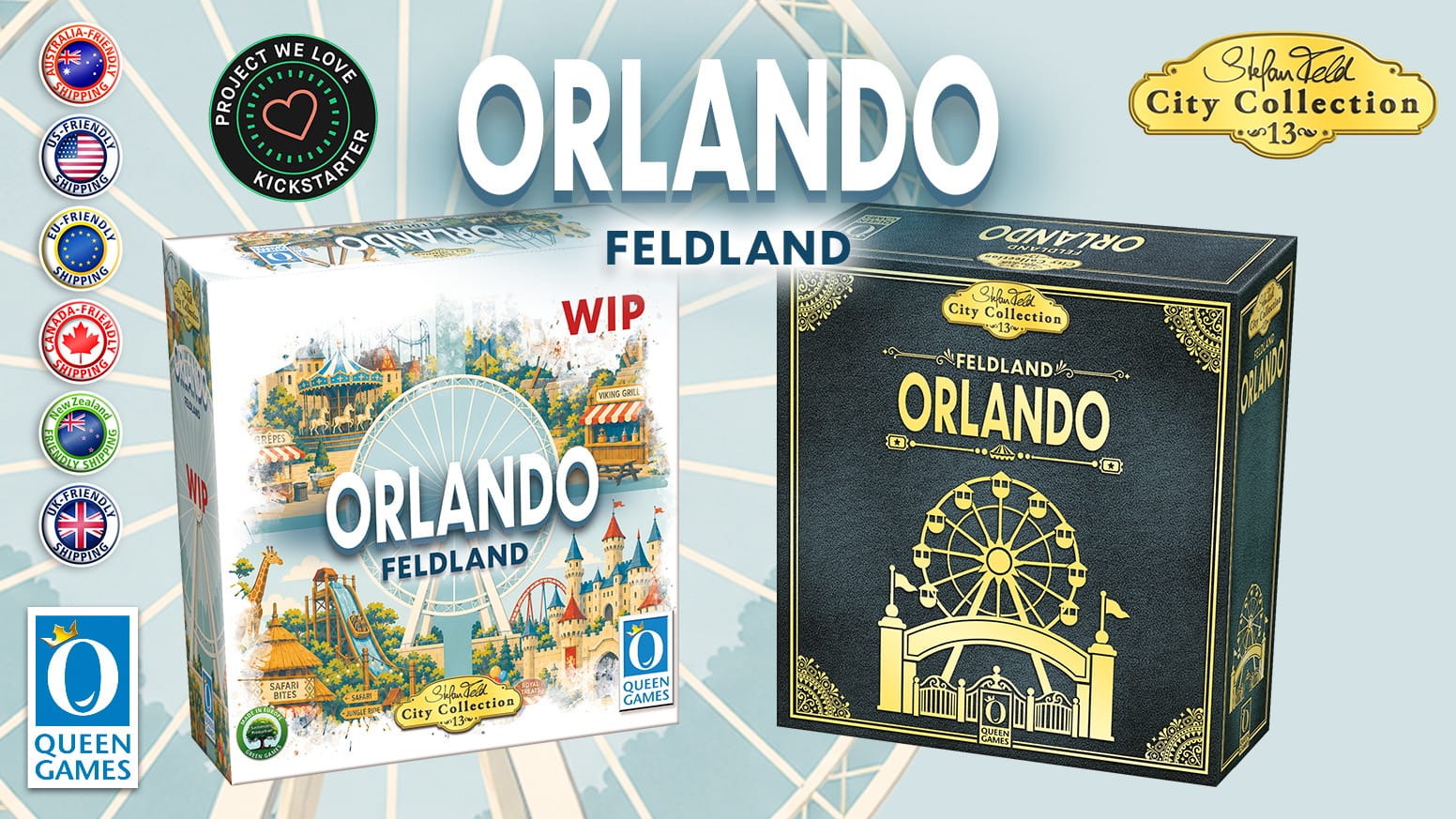 Key-Art zu Orlando von Stefan Feld (City Collection 13)