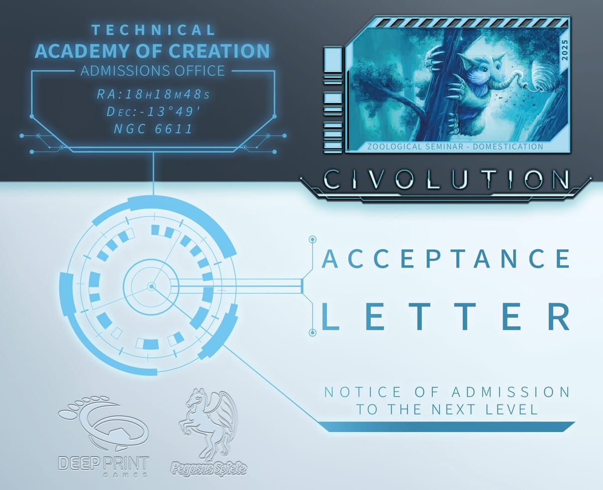 Civolution: Acceptance Letter erscheint zur SPIEL 2025
