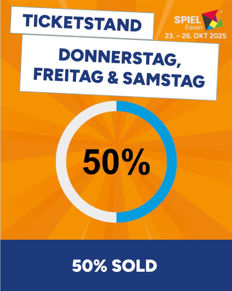 SPIEL Essen: Tickets und Add-ons schon zur Hälfte vergriffen