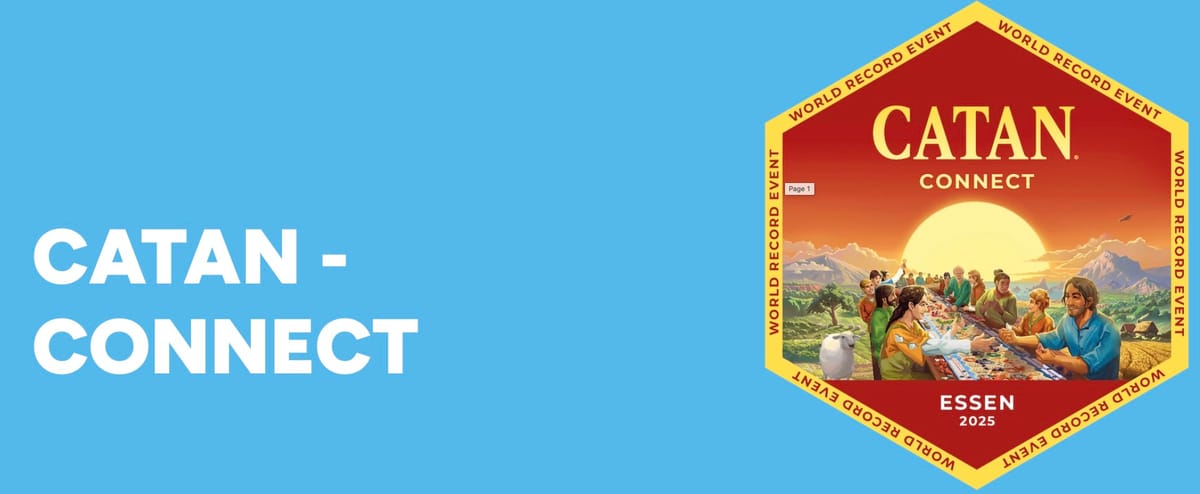 CATAN – CONNECT auf der SPIEL Essen 2025: Weltrekord-Abend in der Grugahalle