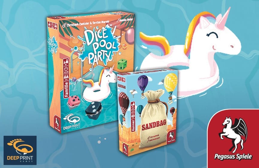 Dice Pool Party von Deep Print Games und Sandbag bei Pegasus Spiele erschienen