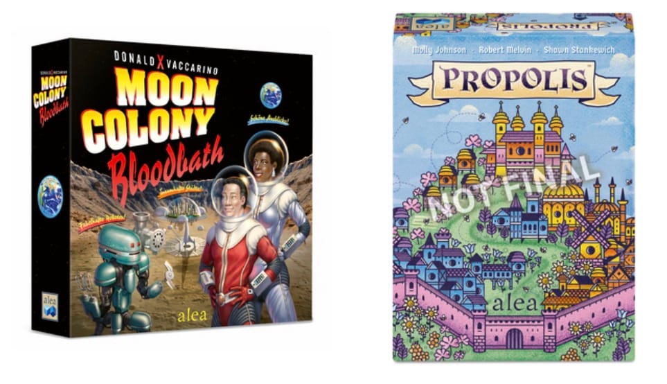 Moon Colony Bloodbath und Propolis: alea veröffentlicht zwei Vielspieler-Titel auf Deutsch