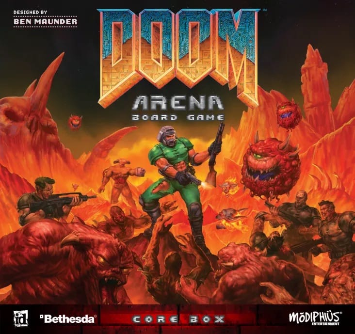 DOOM | Arena Board Game bei Kickstarter: PvP in drei Runden Blutrausch