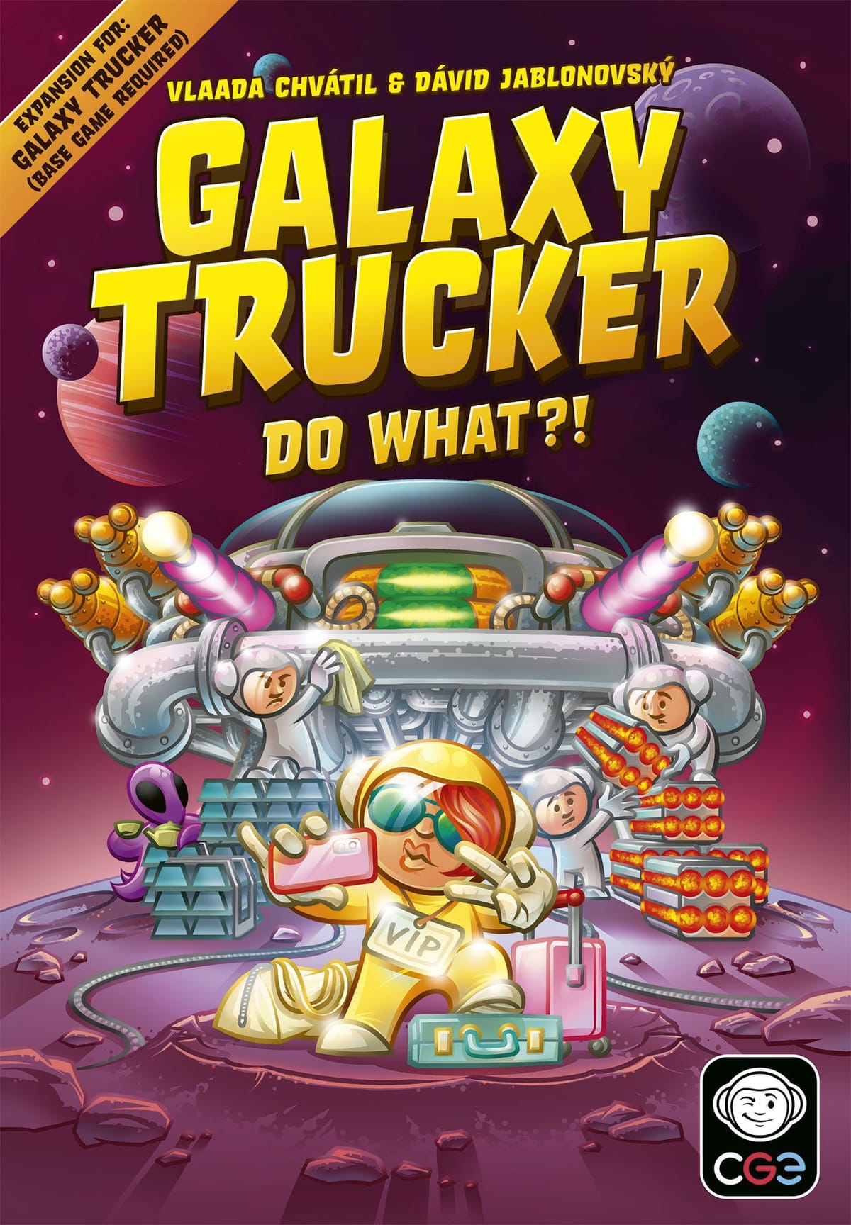 Galaxy Trucker: Was geht?! – Erweiterungsbox-Cover