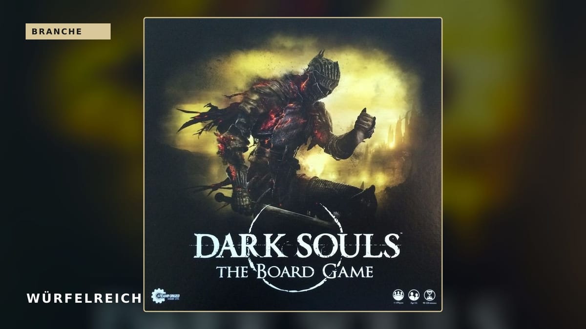 Cover von Dark Souls: The Board Game, dem bekanntesten Crowdfunding-Titel von Steamforged Games
