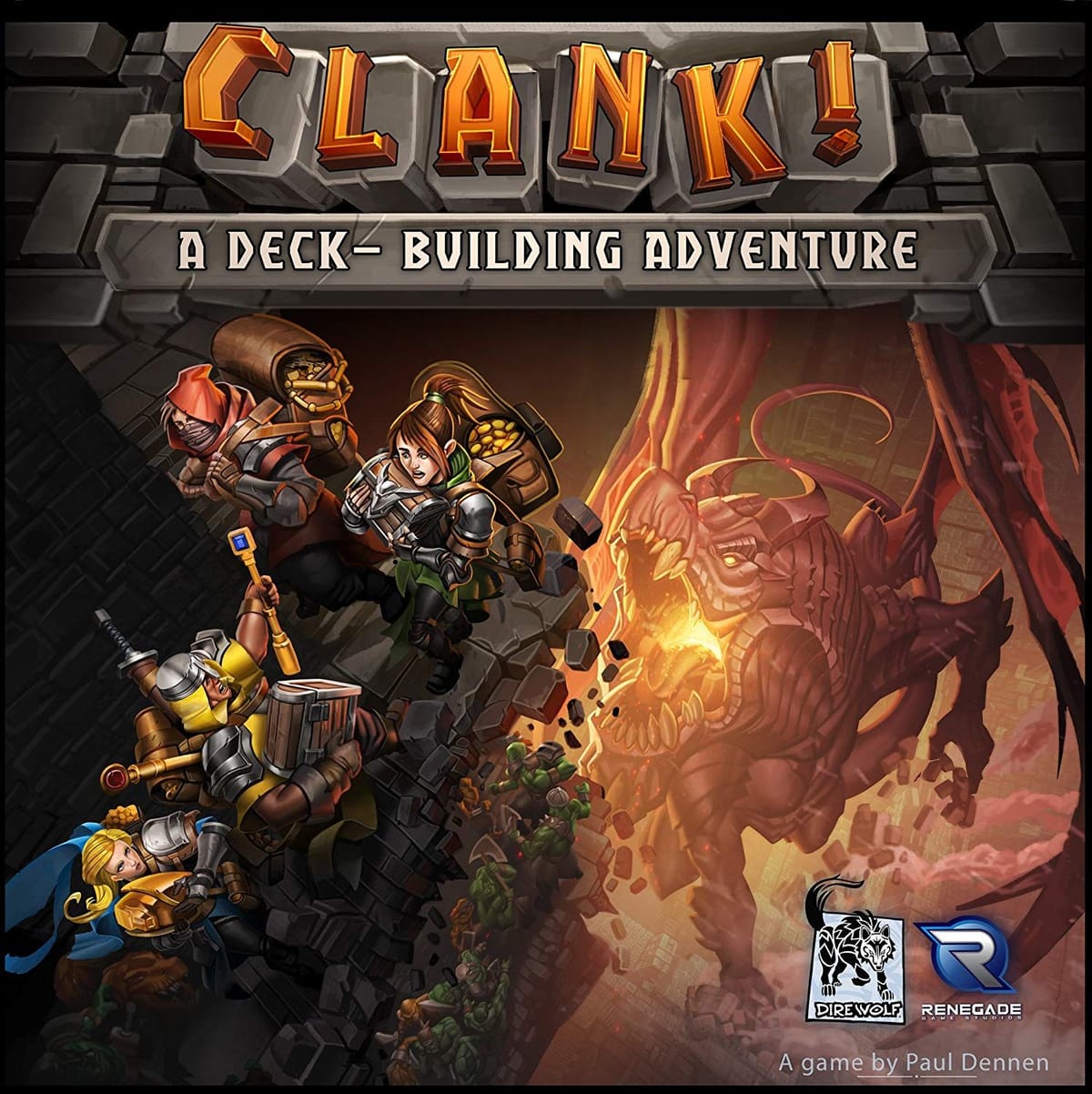 Cover von Clank!: A Deck-Building Adventure, dem Brettspiel zur Clank! Digital App