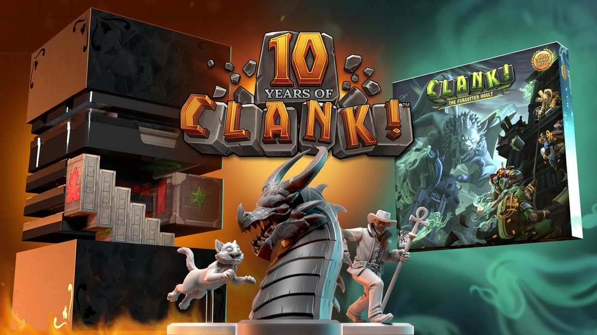 Kampagnen-Artwork zu Clank! Cube of Holding and The Forgotten Vault (Dire Wolf)