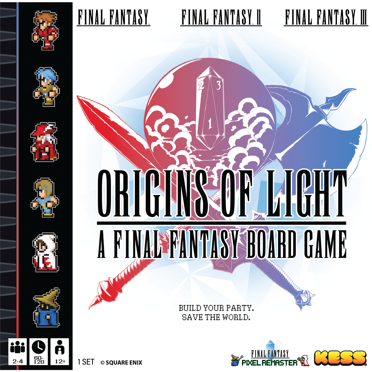 Cover-Illustration von Origins of Light: A Final Fantasy Board Game