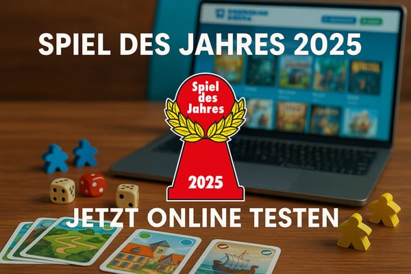 Spiel des Jahres 2025 Nominierte: Diese Kandidaten kannst du online testen