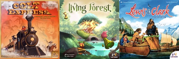 Tycoon Games übernimmt Colt Express, Living Forest und Lewis & Clark von Ludonaute
