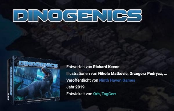 DinoGenics auf BoardGameArena