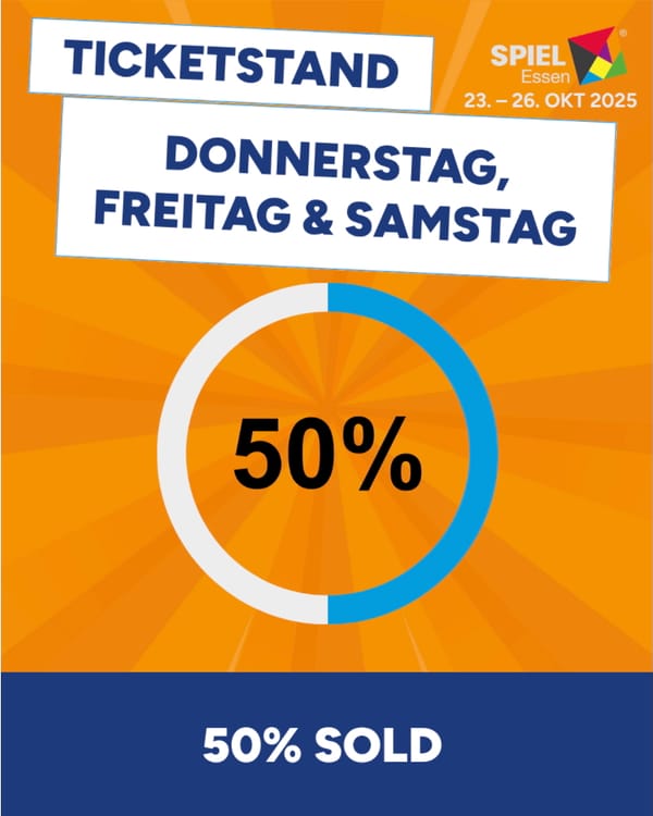 SPIEL Essen: Tickets und Add-ons schon zur Hälfte vergriffen