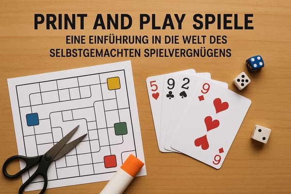 Print and Play Spiele: Eine Einführung in die Welt des Selbstgemachten Spielvergnügens