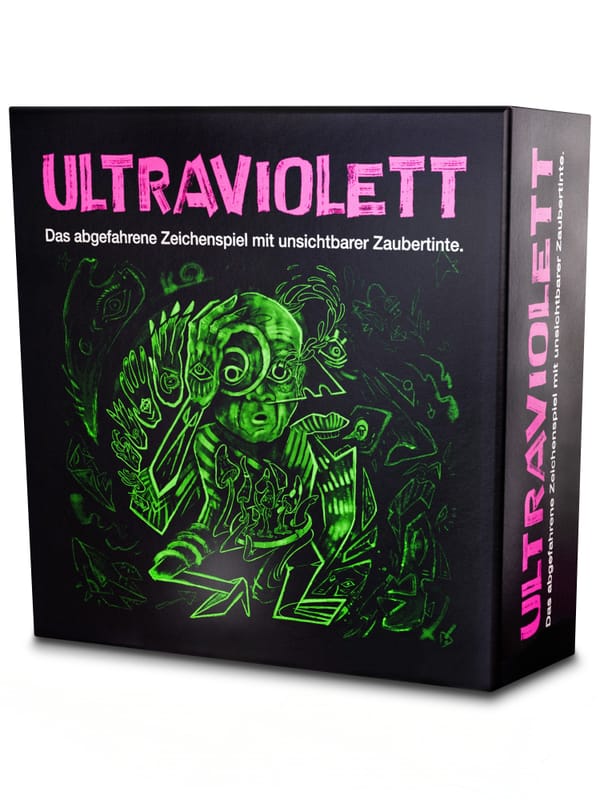 Ultraviolett – neues Zeichenspiel mit unsichtbarer Tinte