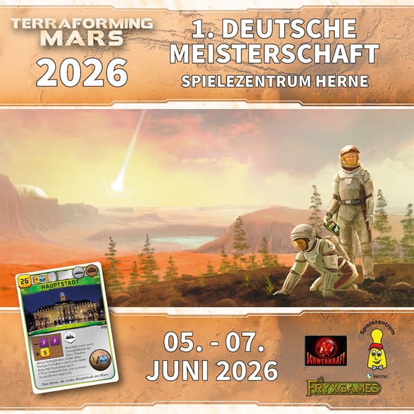 Terraforming Mars: 1. Deutsche Meisterschaft