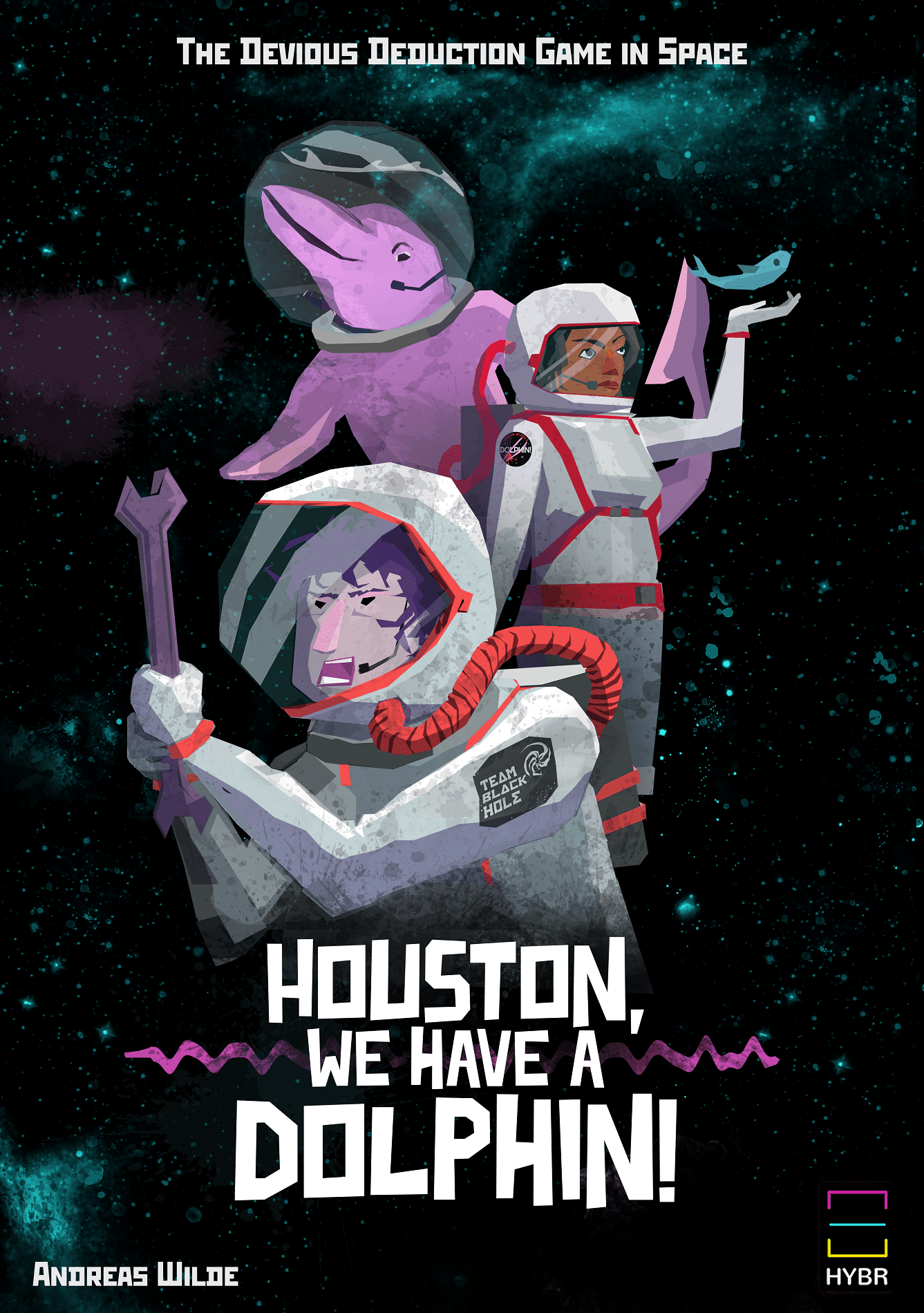 Houston, We Have a Dolphin! – Spielbox-Cover