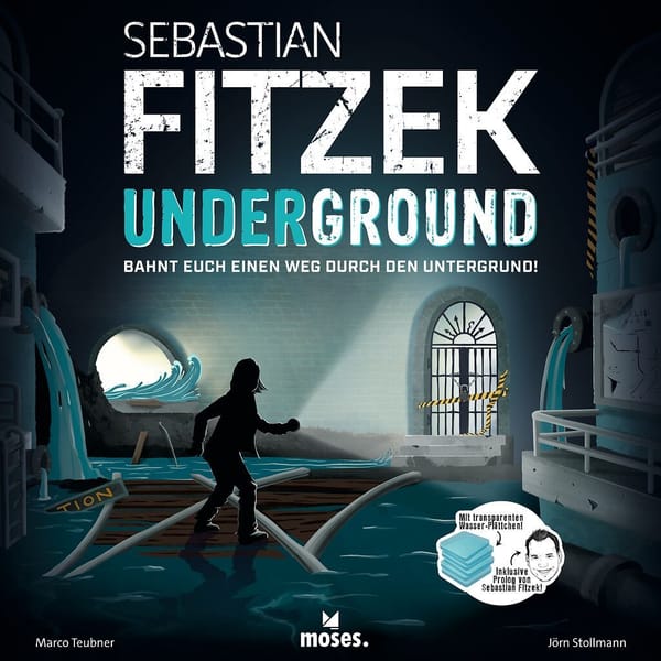 Cover-Artwork von Sebastian Fitzek Underground – 3D-Thriller-Brettspiel von Marco Teubner (moses. Verlag)