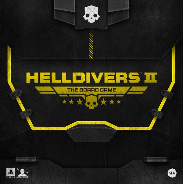 HELLDIVERS 2: The Board Game – Spielbox-Cover