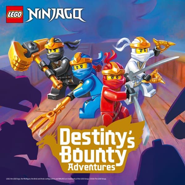 LEGO® NINJAGO® Destiny's Bounty Adventures – Box-Cover des kooperativen Familienspiels