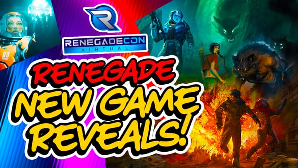 Offizielles Ankündigungs-Banner von Renegade Game Studios zur Renegade Con im Juni 2026, auf der das Aus für Essence20 und der Wechsel zu D&D 5.5E verkündet wurde.