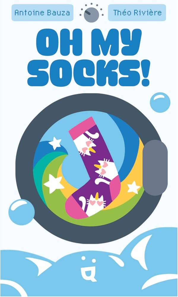 Verpackung von Oh my Socks!, Kartenspiel von Helvetiq mit Sockenpaar-Sammelmechanik