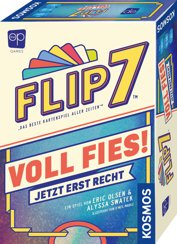 Verpackung von Flip 7 Voll Fies (KOSMOS)