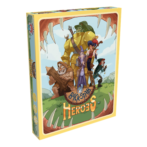 Cover-Illustration der Kartenspielreihe Backstab Heroes von Ottavio